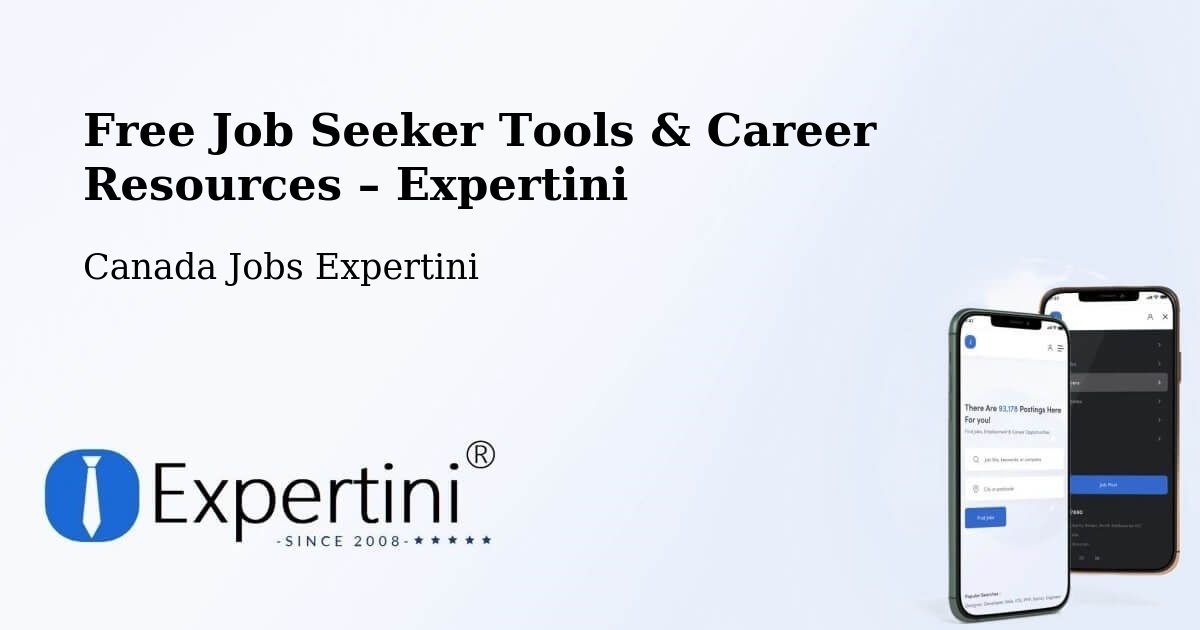 Free Job Seeker Tools & Career Resources – Regina - Regina, Canada Jobs Expertini